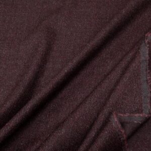 Stoff Schurwolle Sprenkel bordeaux-hellgrau-dunklegrau