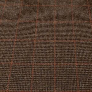 Stoff Harris Tweed Karo Chocolate Martini melange
