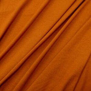 Stoff Viskose Elastic Jersey uni Gold Flame