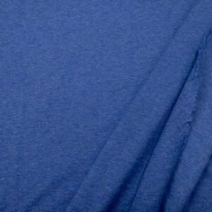 Stoff Organic BW Interlock Kornblumenblau
