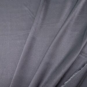 Stoff Viskose Satin uni dunkelgrau