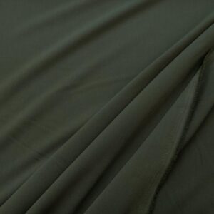 Stoff Stretch Twill uni khakigrün