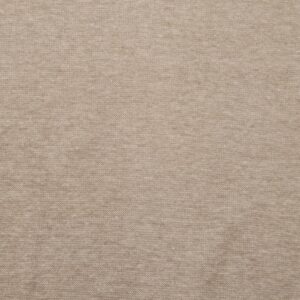 Stoff Bündchen melange beige