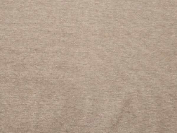 Stoff Bündchen melange beige