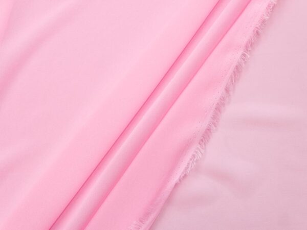 Stoff KreppChiffon Sachet Pink