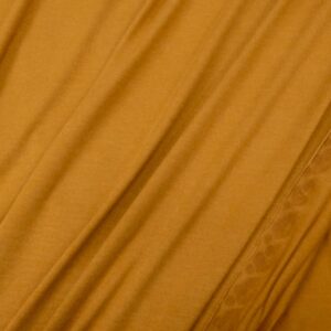 Stoff Viskose Elastic Jersey meliert Thai Curry