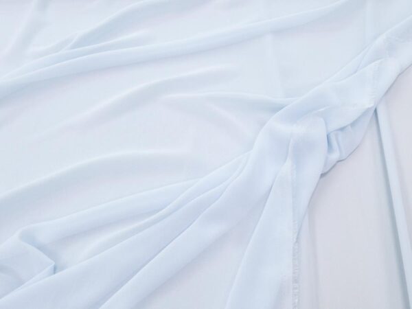 Stoff Chiffon PE hellblau