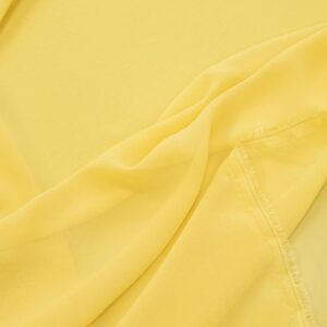 Stoff Chiffon PE gelb