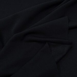 Stoff Sweat uni 260 aufgeraut schwarz