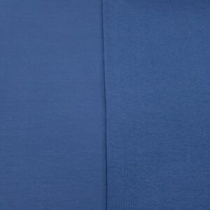 Stoff French Terry uni Blue Horizon
