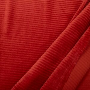 Stoff Jersey Cotton Cord Aura Orange (Rippenjersey)