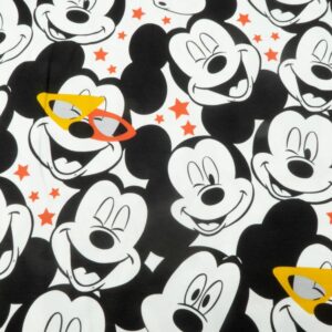 Stoff BW El. Jersey Druck Mickey Mouse XXL