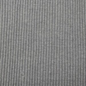 Stoff Strickschlauch grob hellgrau meliert