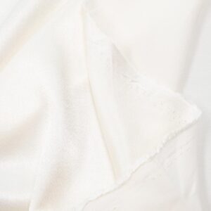 Stoff Viskose Satin uni Eggnog