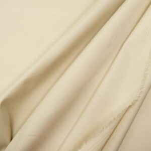 Stoff Elastic Twill uni Parchement