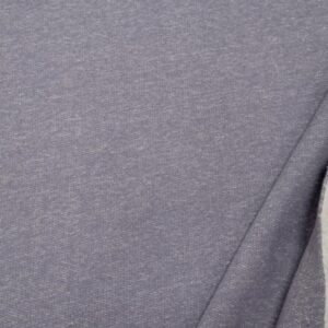 Stoff Brushed Sweat 370 meliert Titanium