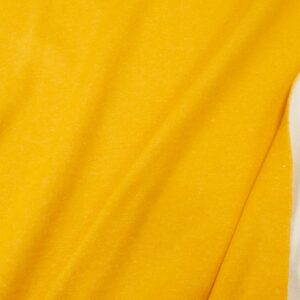 Stoff Sweat brushed meliert Kardamon Gelb