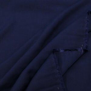 Stoff Viskose Sandwashed dunkelblau