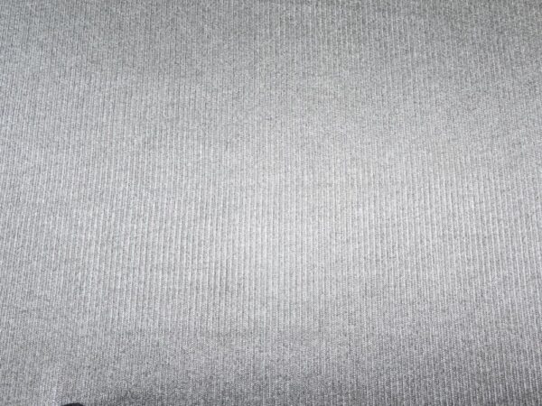 Stoff Rippenjersey Folie Silber
