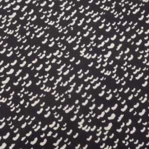 Stoff Viskose Druck grau-creme Wolken