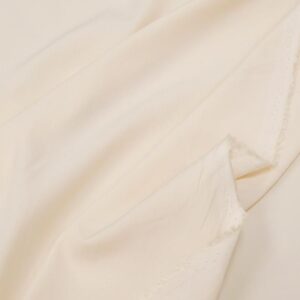 Stoff Viskose Stretch Popeline Parchement