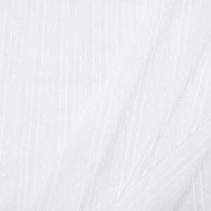 Stoff Dobby Voile weiss