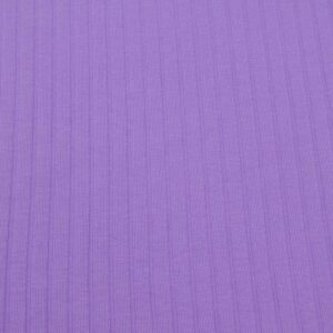 Stoff Rippenjersey Ballonblume lila