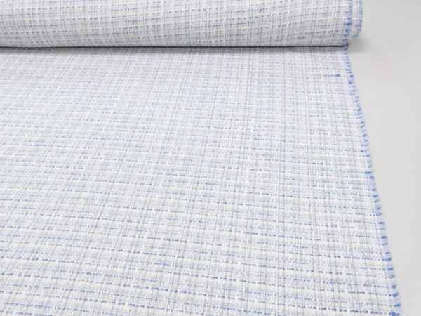 Stoff Boucle Chanel blau – Bild 3