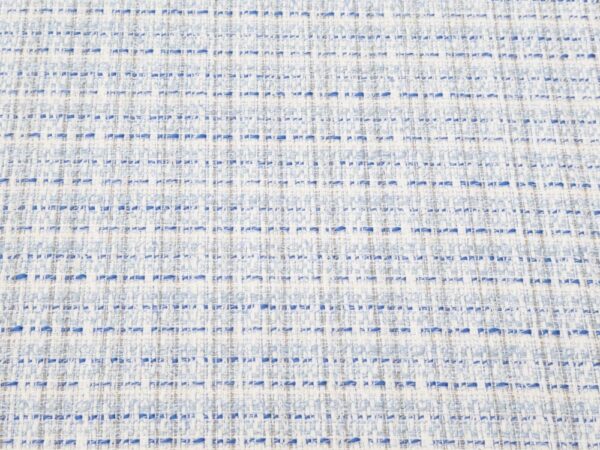 Stoff Boucle Chanel blau