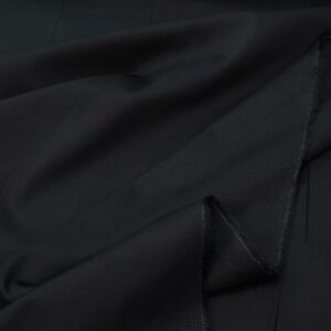 Stoff BW Satin Stretch schwarz