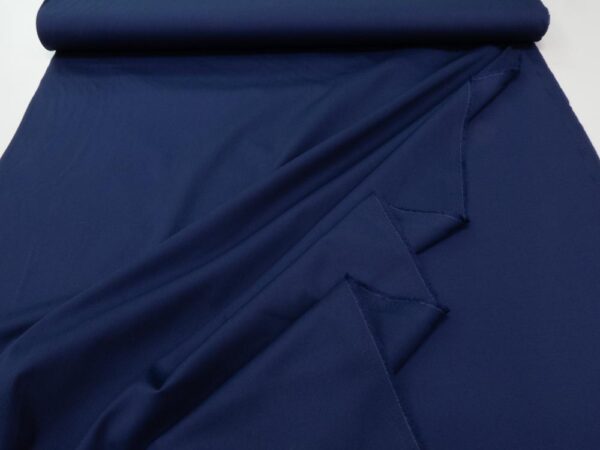 Stoff BW Satin Stretch dunkelblau – Bild 2