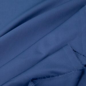 Stoff BW Satin Stretch Blaugrau