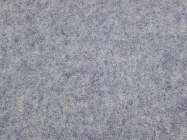 Stoff Woll Fleece hellgrau meliert