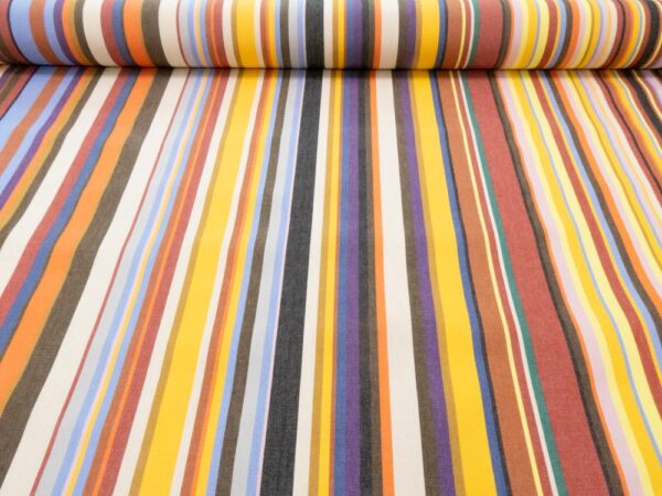 Stoff Storenstoff ausgerüstet Multicolor gelb-blau-braun – Bild 2
