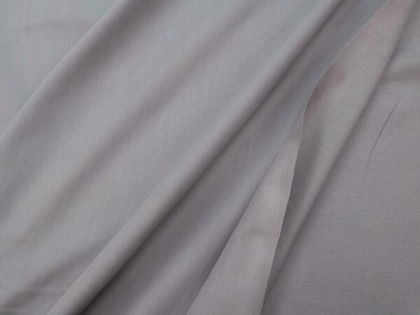 Stoff Bio Satin glatt Platin