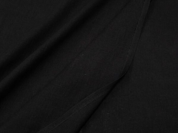 Stoff Leinen Stoff- Schwarz