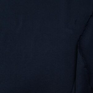 Stoff BIO RIB 2x1 Bündchen Navy dunkel