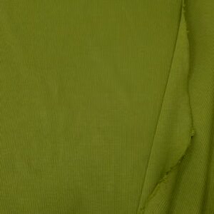 Stoff BIO RIB 2x1 Bündchen Dark Mud