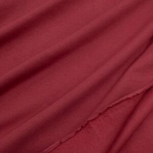 Stoff BIO Sweat gerauht Hibiscus