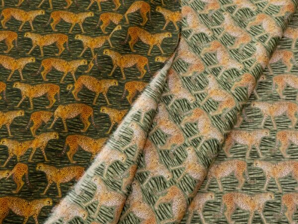 Stoff Meet the Cheetahs Tana Organic GOTS Cotton  - Brian Wildsmith Collection – Bild 2