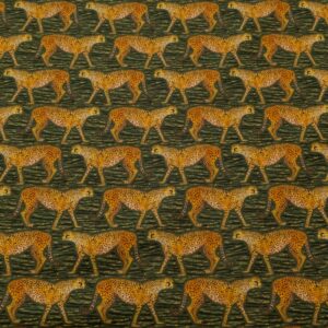 Stoff Meet the Cheetahs Tana Organic GOTS Cotton  - Brian Wildsmith Collection