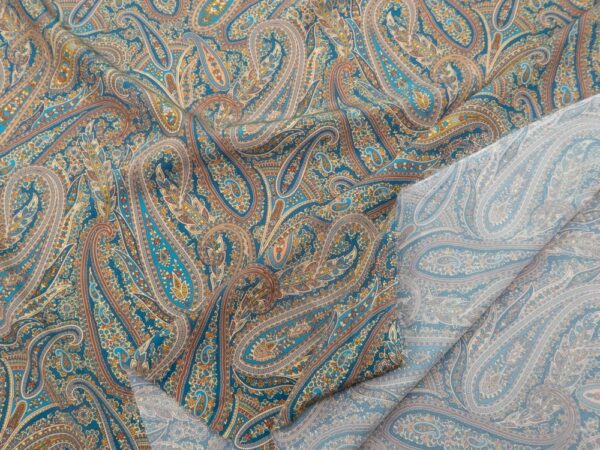 Stoff Kensington Crepe de Chine Paisley Park – Bild 2