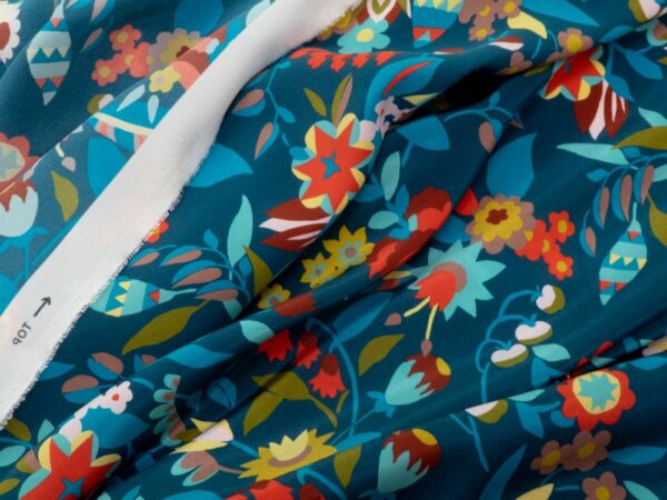 Stoff Floral Ballet C Kensington Crepe de Chine – Bild 3