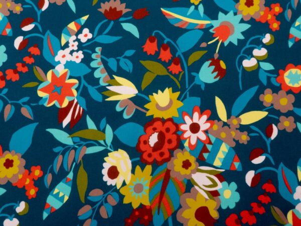 Stoff Floral Ballet C Kensington Crepe de Chine