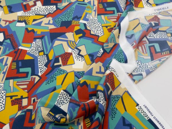Stoff Parade Kensington Crepe de Chine  - F-Forquet – Bild 2