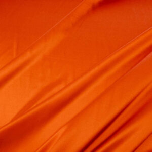 Stoff plain Dyed Belgravia Silk Satin dunkelorange