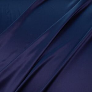 Stoff plain Dyed Belgravia Silk Satin Midnight Blue