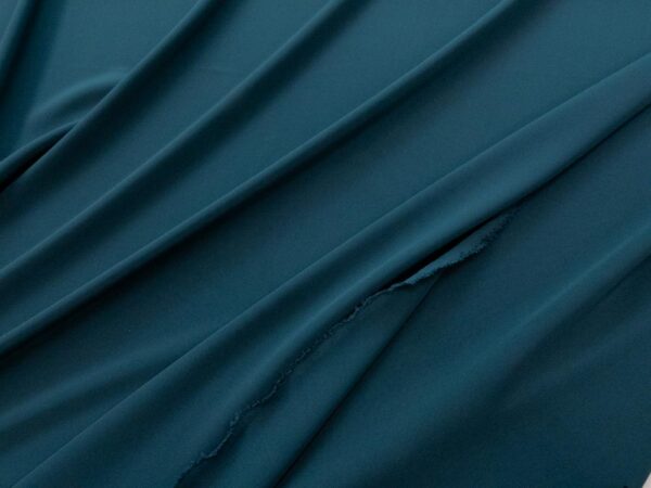 Stoff plain Dyed Kensington Crepe de Chine Silk Malachite – Bild 2
