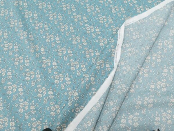 Stoff Capel Tana Lawn  Cotton blau – Bild 2