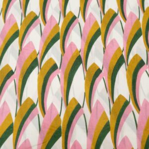 Stoff Refracted Tana Lawn Cotton rosa-grün